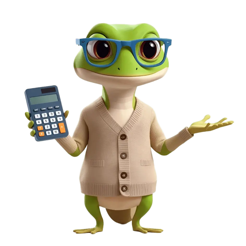 Gecko calculating Make 24