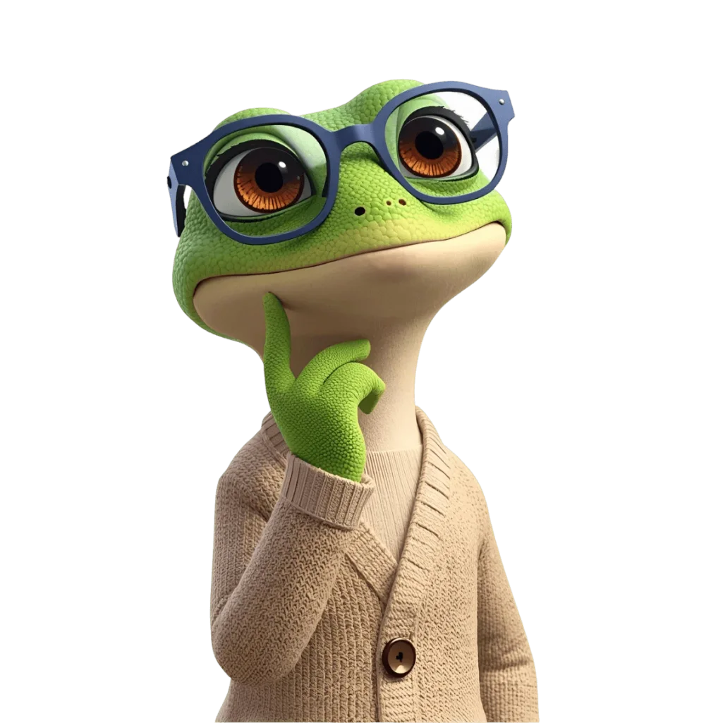 Gecko helping with math anxiety